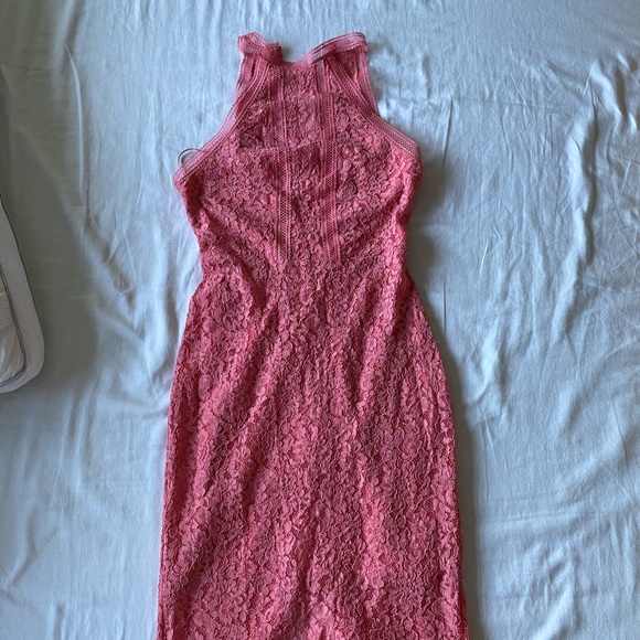 Express Pink Lace Dress - Picture 2 of 2